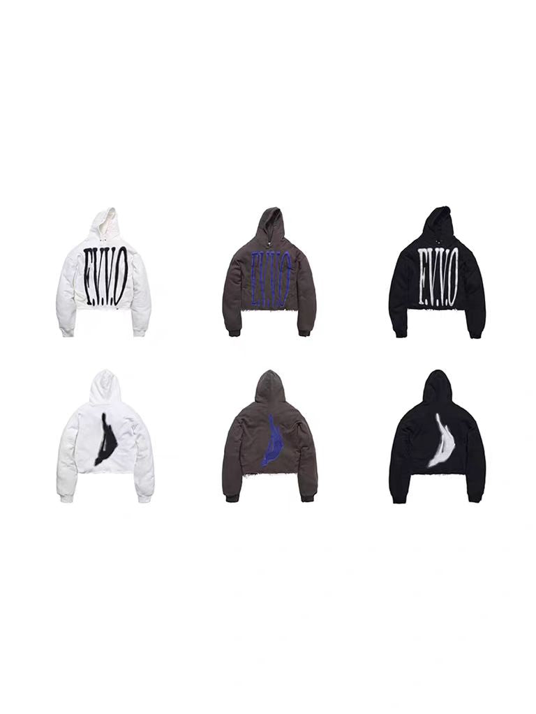 FVVO Classic logo embroidered hoodie